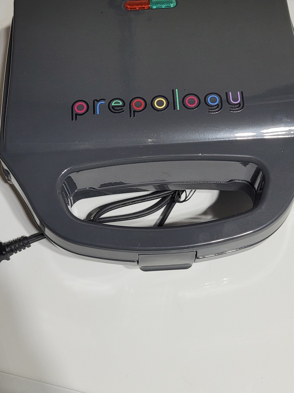 PrepoLogy Gray Compact Appliance with Multicolor Logo